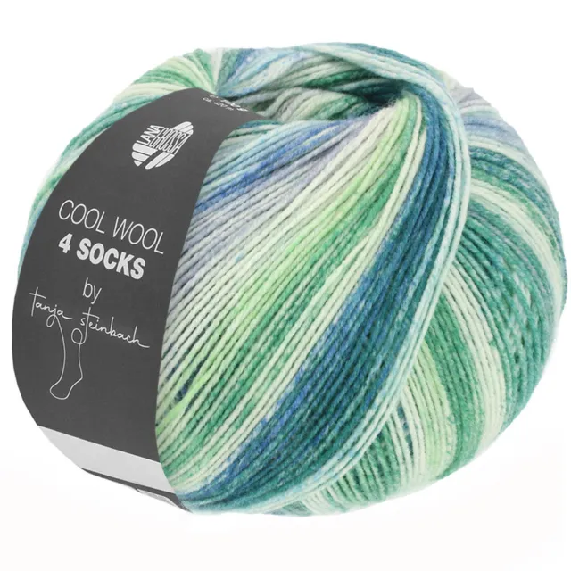 Wolle Kreativ! Lana Grossa - Cool Wool 4 Socks Print - Fb. 7754 100 g