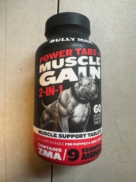 BULLY MAX THE Ultimate Canine Supplement. Vet-Approved Muscle Builder ...