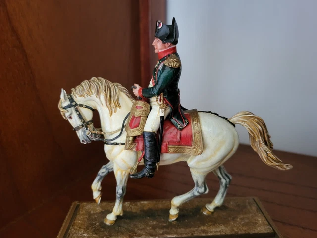 Figurine Le CIMIER Général En Manteau 90mm 1/18 - Premier Empire - Plomb à Peindre