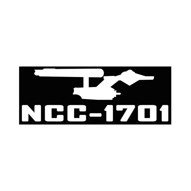 NCC-1701 Star Trek Stickers trekkie uss enterprise nerd art pun indie 90s