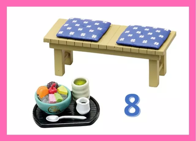 Re-Ment Miniature Traditional Retro Japanese Sweets Shop 800yen Set N8