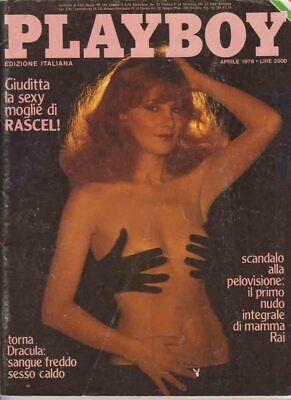 Playboy  Edizione-Italiana Aprile 1979- Giuditta  Moglie Rascel Poster Interno