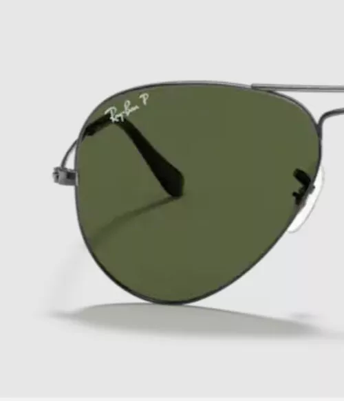 Ray Ban 3025 aviator coppia lenti di ricambio da sole verdi G15 polarizzate