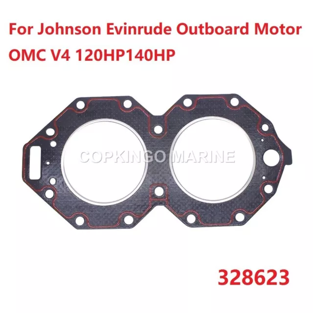 Cylinder Head Gasket For Johnson Evinrude Outboard OMC V4 120HP 140HP 328623
