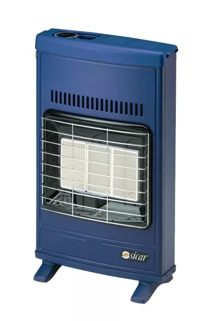 Sicar Eco 40 Ofen Infrarot 4200 W - Anschluss Gpl - IN Blatt Blau