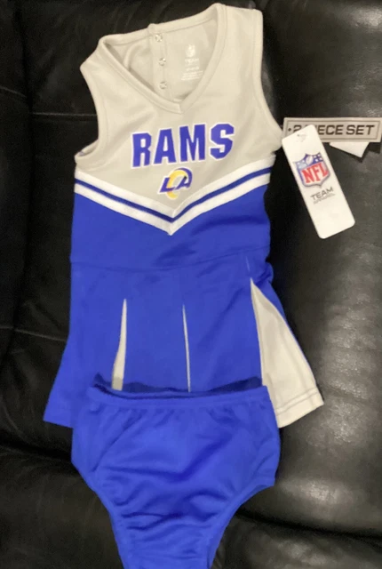 NFL Los Angeles Rams Cheerleader Outfit Size 4T NWT Licensed! Below Wholesale