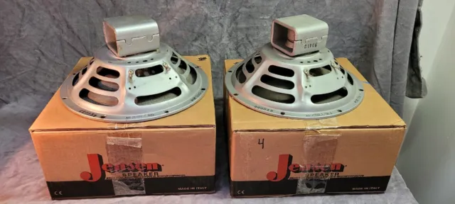 Vintage original 1959 Jensen P10r Alnico speaker pair