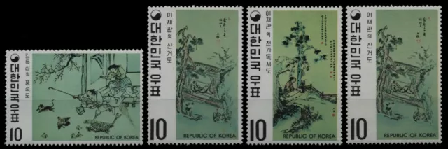 Korea 1971 - Mi-Nr. 800-802 ** - MNH - Gemälde / Paintings