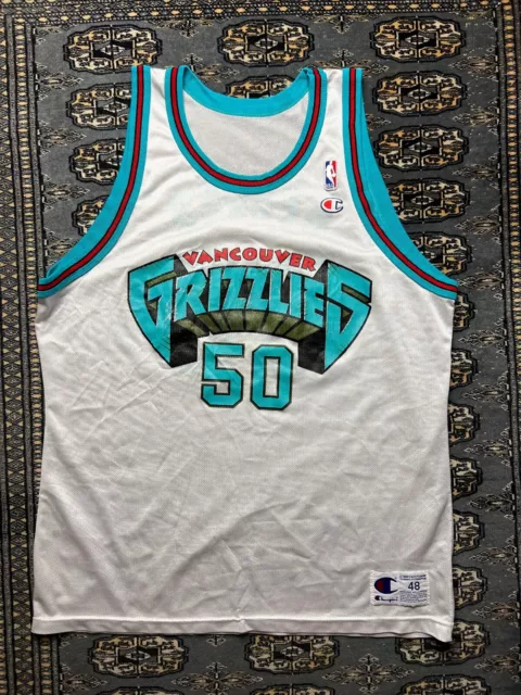 Rare Vintage STARTER Vancouver Grizzlies Reversible Jersey 90s SZ