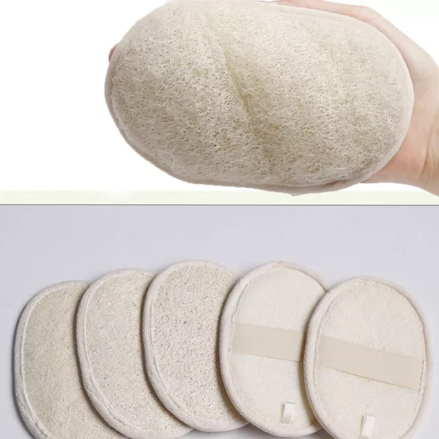 6Pcs Natural Exfoliating Loofah Pad  Shower Bath Dead Skin Removal