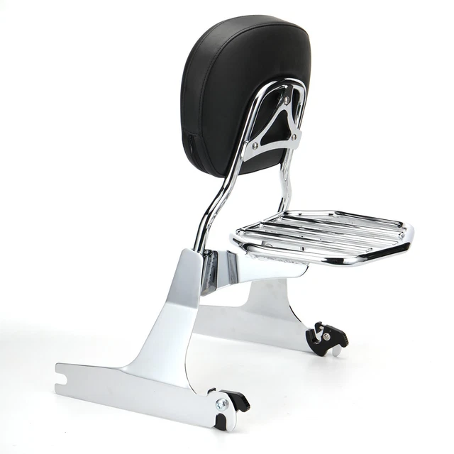 PASSENGER BACKREST SISSY Bar Luggage Rack For Harley Dyna Fat Bob Wide