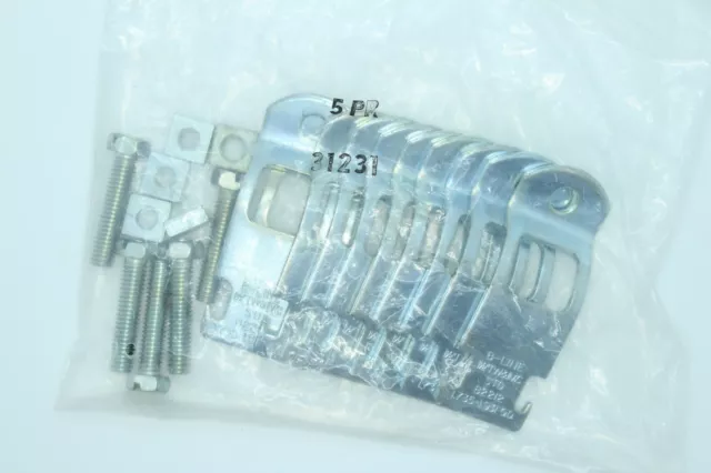 (5 pair) Eaton B-Line B2212ZN 1 1/2" Universal Zinc Plated Conduit Strap