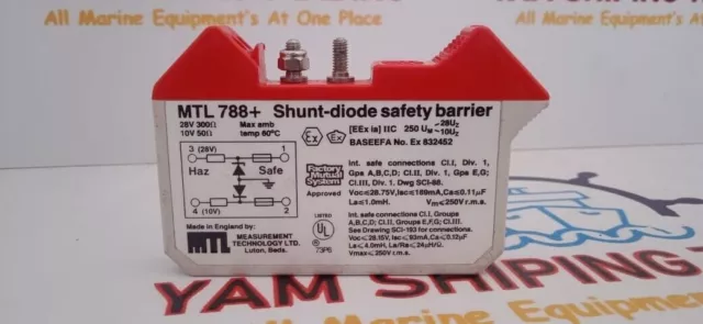 MTL 788+ Barriera di sicurezza a diodi shunt