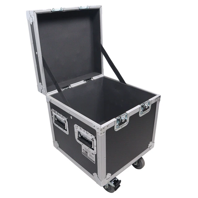 ATA Road Case Utility Trunk w/ 4" Wheels - for Cables DJ & More