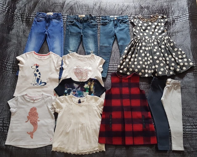 Girls clothes bundle age 4-5 years. Majority Next & Joules