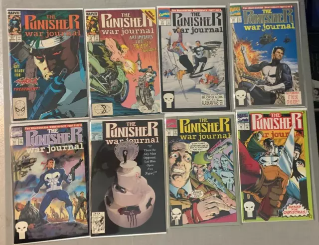 Punisher - War Journal  Lot Run Vf- Nm 8 Issues Copper Age