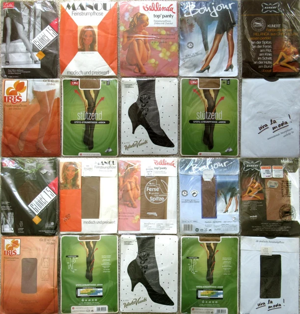 10 x COLLANT - COLLANT - KUNERT - ESDA - IRIS - VINTAGE - IMBALLO ORIGINALE - TG. 42 - 44
