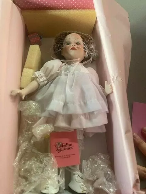 Treasury Collection PARADISE GALLERIES porcelain doll "A Party for SARAH"