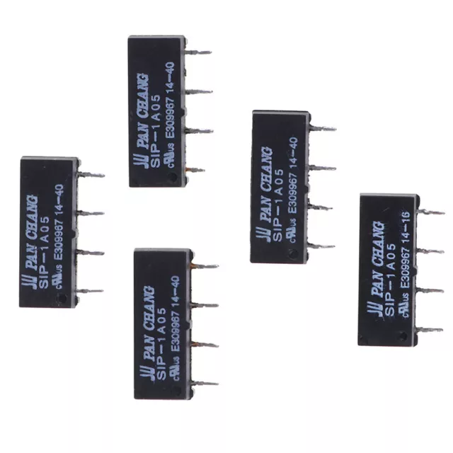 5Pcs 4pin 5v relay sip-1a05 reed switch relay for pan chang relay: S1