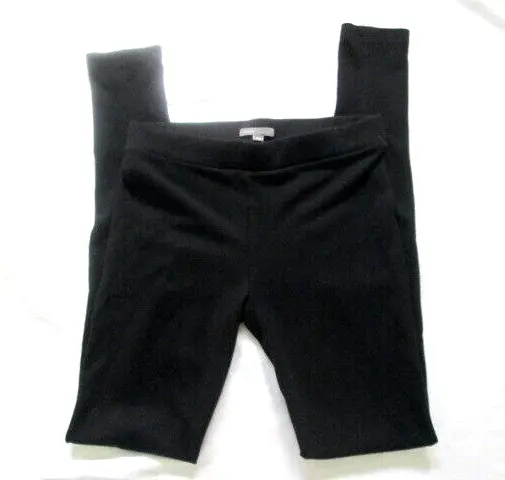 VINCE black ponte stretch knit seamed pull-on leggings pants.  Size Medium.