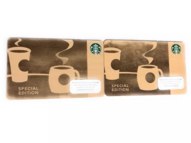 2013 Starbucks Coffee Special Limited Edition Birch Wood Gift Card NO VALUE