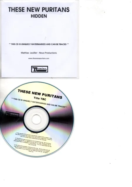 These New Puritans Rare Promo Cd  Hidden
