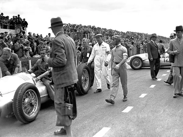 French Grand Prix Reims-Gueux, Tazio Nuvolari 1939 Motor Racing Old Photo