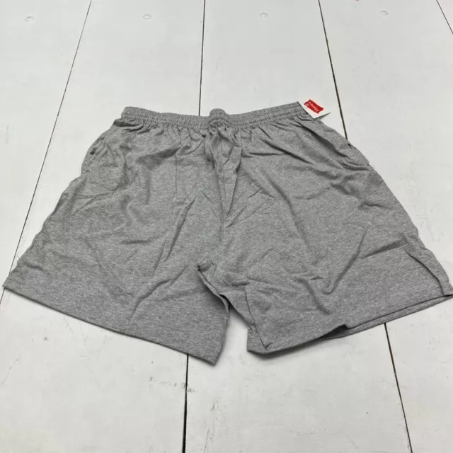 HANES LIGHT GRAY Jersey Sweat Shorts Mens Size Large $12.00 - PicClick