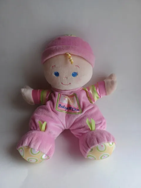 Fisher Price Pink My First Doll Stuffed Plush Baby Rattle Security Lovey 2008