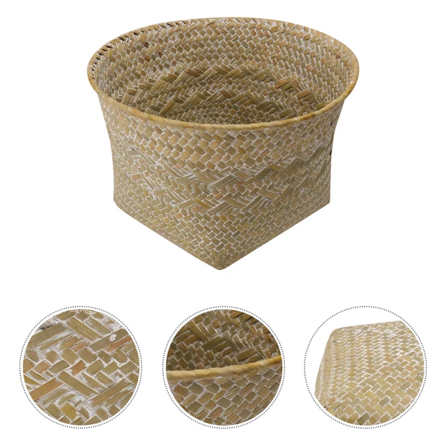Mini Cesto Portaoggetti Da Scrivania A Forma Di Tacchino - Intrecciato A Mano In Simil Rattan - Decorazione E Organizer