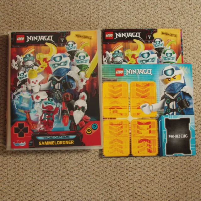LEGO NINJAGO SERIE 5 Sammelmappe+ Karten+Spielplan+Poster+doppelte ...