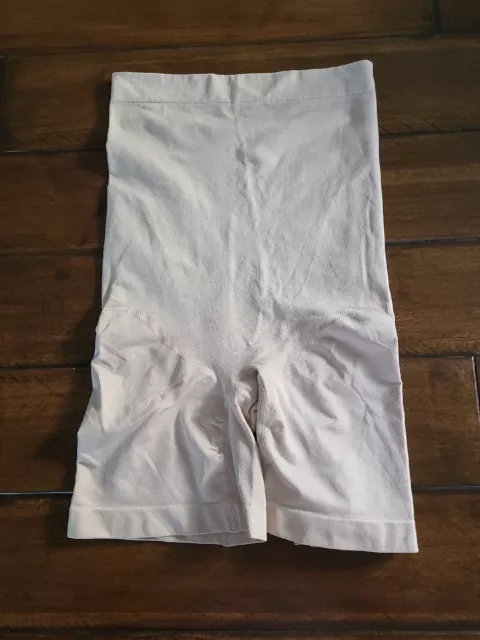 Catherines 0X Beige Firm Control Hi-Waist Thigh Slimmer Shaper Catherine's Plus
