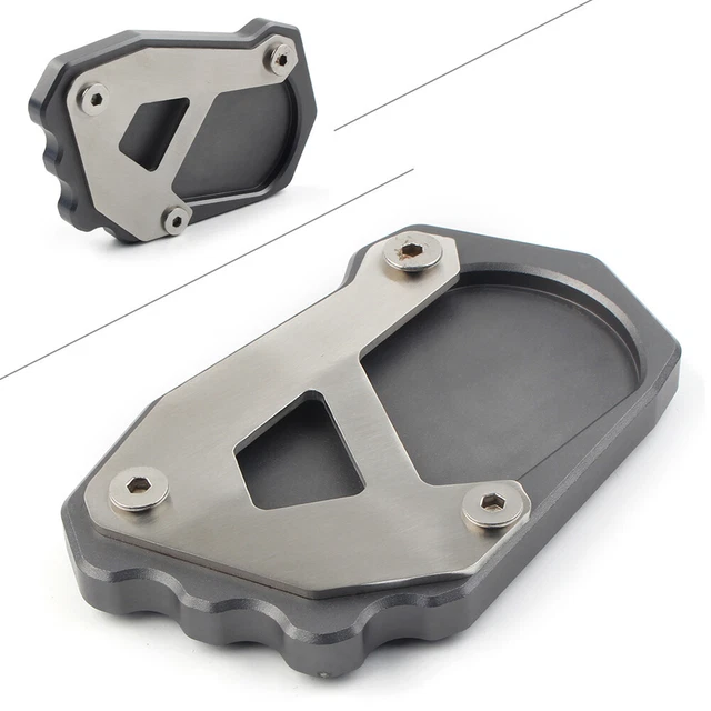 Kickstand Extender Foot Side Stand Extension Plate For BMW R1200GS 16-2019 Grey