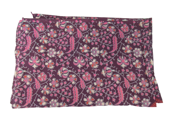 Wall Tapestry Hanging Tablecloth Bedspread Purple Pink Orange White Flowers