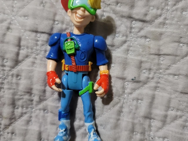 Vintage 1990 Burger King Kids Club Kid Vid 4" Action Figure Toy