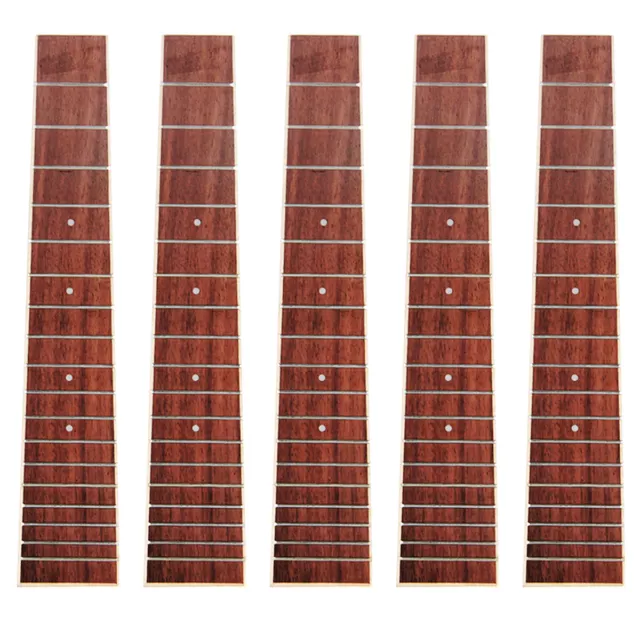 5 Pcs Ukulele Fretboard Concert Ukelele Fretted Fingerboard 23 Inch