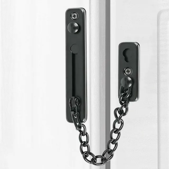 Cerradura de cadena de puerta de alta resistencia con acero endurecido y fácil instalación incluida