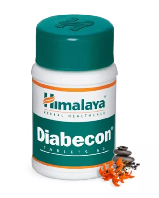 Himalaya Diabecon 60 tabletas cada una (paquete de 2) para apoyar el...
