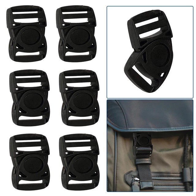 25x55mm Schnalle Gurtband Tasche Verschluss Plastik Freigabe Verbindungen Riemen