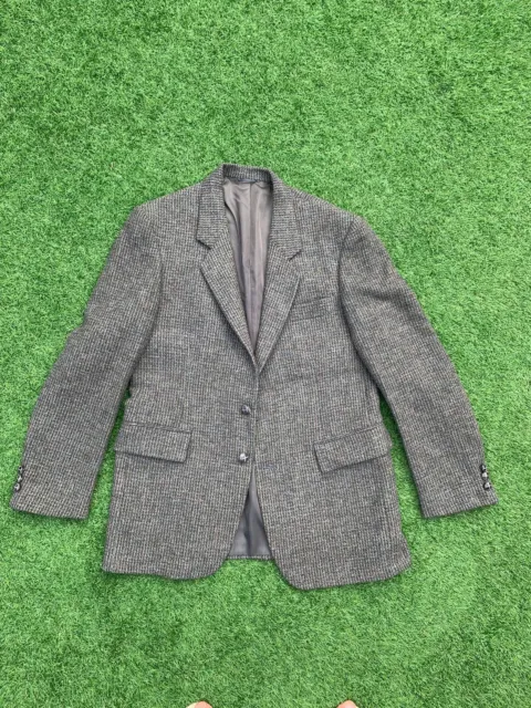 Blazer in tweed Michel Robichaud vintage da uomo 42R 100% lana vergine anni '60
