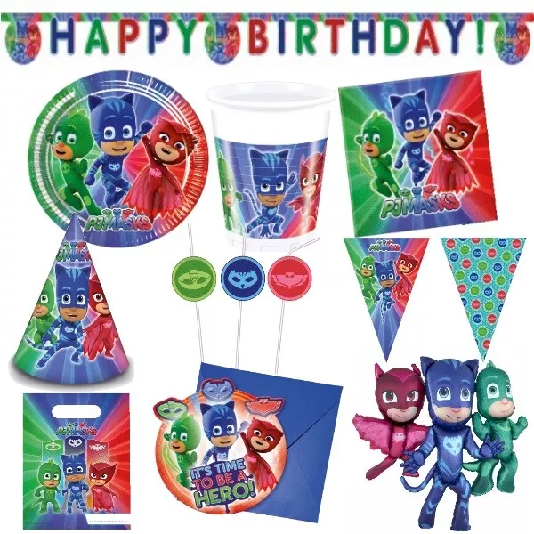 PJ MASKS PYJAMAHELDEN - Alles zum Kinder Geburtstag - Party Deko - AUSWAHL