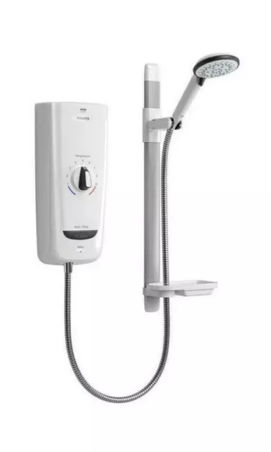 Mira Advance Thermostatic Electric Shower 8.7kW White & Chrome 1.1785.001