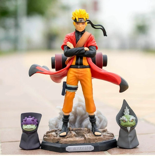 ANIME NARUTO SHIPPUDEN Uzumaki Naruto Sage Mode Pvc Figure Statue New
