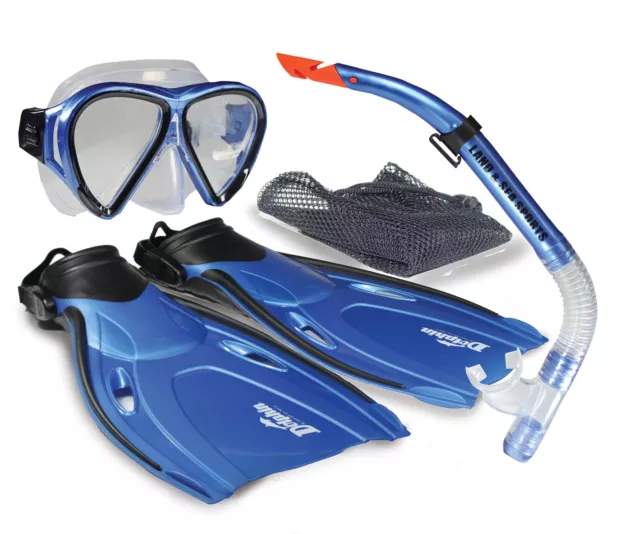 Land & Sea Dolphin Snorkelling Set - Available In Junior- Child- Adult Size