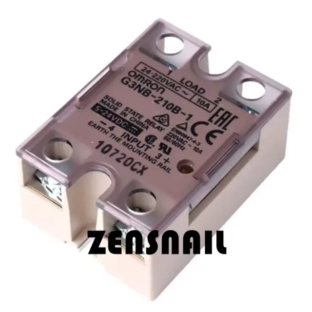 1PCS G3NB-210B-1 Omron Solid State Relay 40A 5-24VDC 24-220VAC NEW