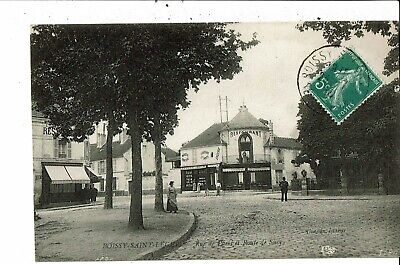 CPA-Carte Postale France-Boissy Saint Leger- rue de Paris et route de Sucy   -VM