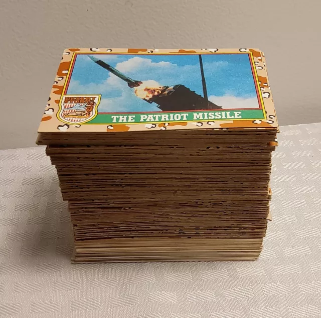 0ver 160 Dessert Storm Trading Cards 21 Flag, 13 Medal, 128 D S 4 UN