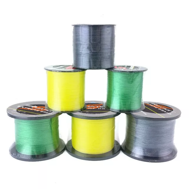 Dyneema Extreme Braid PE Sea Fishing Line 100M-1000M 4 Strands 10-90LB Pond Lake