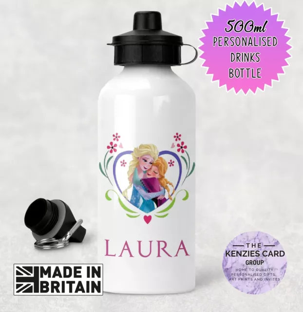 Personalised Disney's Princess Frozen  Kids Sports Water Bottle Stitch Bottle V2