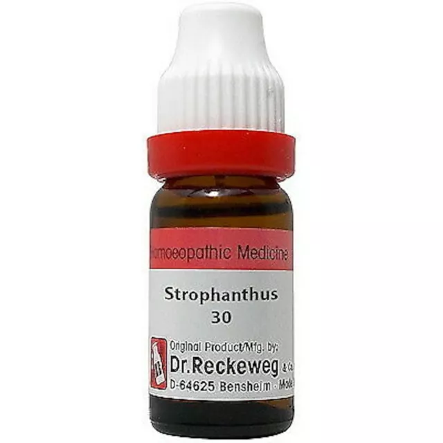 Dr. Reckeweg Strophanthus Hispidus 30 CH (11ml). HERBAL AYURVEDIC + FREE SHIP US